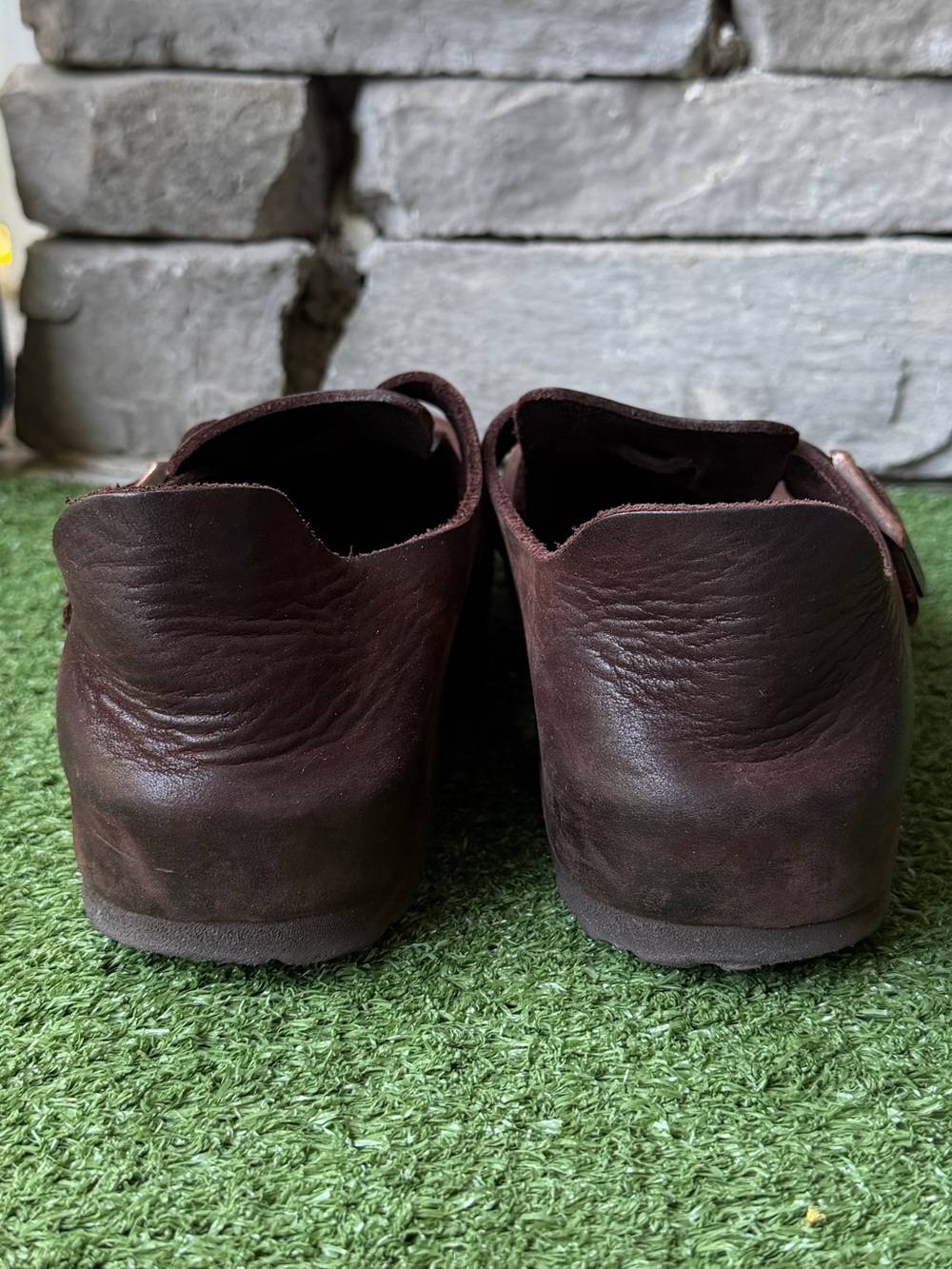 Birkenstock London Habana Oiled Leather Women’s Clogs - Picture 6 of 10